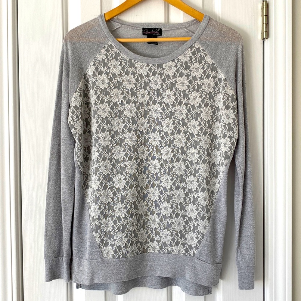 Floral Lightweight Sweatshirt